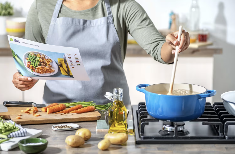 Hello Fresh making cooking easy.